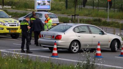 Foto van woordenwisseling na ongeval