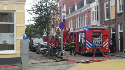 Brandweer aanwezig in Kleine Kruisstraat