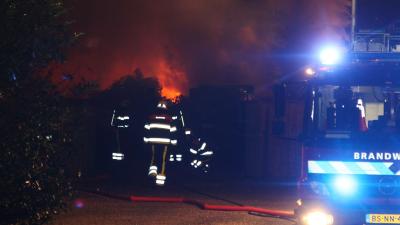 Foto van grote brand op camping | Willy Smits | www.112journaal.nl
