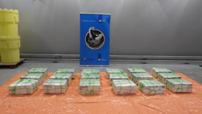 600 kilo coke tussen sportschoenen
