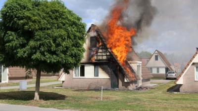 brand, vakantiepark, woning, nieuwediep