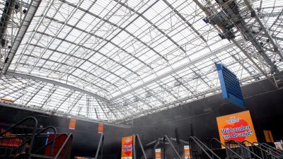 Foto van dak van Amsterdam ArenA | Archief EHF Foto van dak van Amsterdam ArenA | Archief EHF