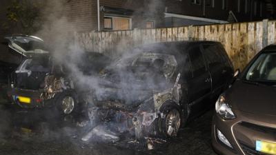 Vier auto's in IJsselstein uitgebrand