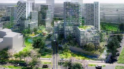 Veel groen in nieuwe autoluwe stadswijk Bajes Kwartier