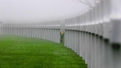 Duizenden belangstellenden eren gesneuvelde VS-militairen Margraten Duizenden belangstellenden eren gesneuvelde VS-militairen Margraten