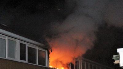 acht woningen, ontruimd, brand, woning, assen