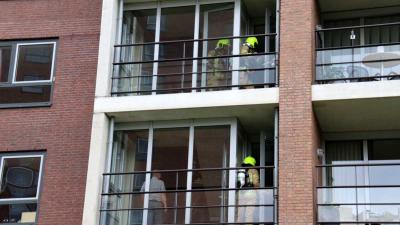 Brand in cv-installatie in flat 