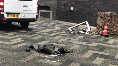 Ongeval met buurtbus Bravo op Achterberghstraat in Boxtel
