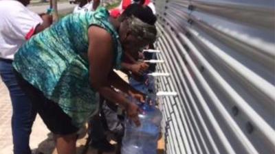 Extra drinkwatervoorziening op Sint Maarten geïnstalleerd Extra drinkwatervoorziening op Sint Maarten geïnstalleerd