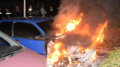 Weer autobrand in Hoogeveen