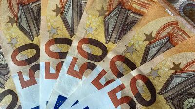 Vijftig euro biljetten Vijftig euro biljetten