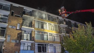 Gewonden bij flatbrand in Schiedam