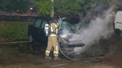 Mogelijke brandstichting auto in Schiedam