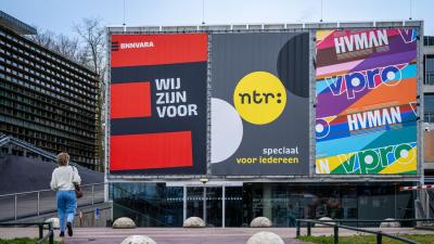 Gebouw NTR op mediapark