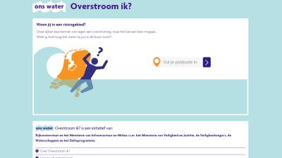 Schultz wil Nederlanders bewust maken gevaren van overstroming Schultz wil Nederlanders bewust maken gevaren van overstroming