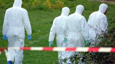 Foto van forensisch onderzoek | Archief EHF Foto van forensisch onderzoek | Archief EHF