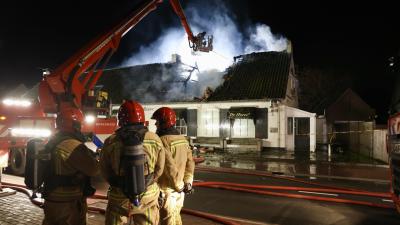 Dakconstructie ingestort Dakconstructie ingestort
