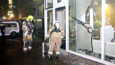 Veel schade aan kapperszaak door zwaar vuurwerk