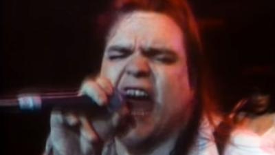 Zanger Meat Loaf zakt in elkaar op het podium